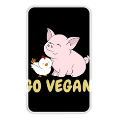 Go Vegan - Cute Pig And Chicken Memory Card Reader by Valentinaart