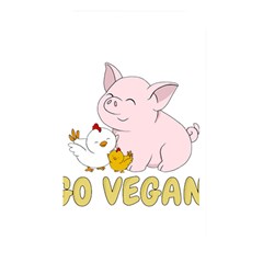 Go Vegan - Cute Pig And Chicken Memory Card Reader by Valentinaart
