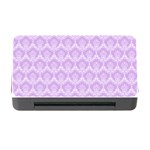 Damask Lilac Memory Card Reader with CF Front