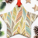 Decorative  seamless pattern Star Ornament (Two Sides) Back