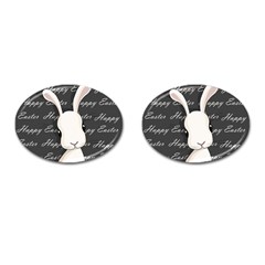 Easter Bunny  Cufflinks (oval) by Valentinaart