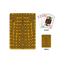 Stars And Wooden Flowers In Blooming Time Playing Cards (mini)  by pepitasart