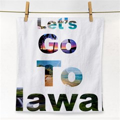 Hawaii Face Towel by Howtobead