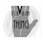 It s A Vulcan Thing Double Sided Flano Blanket (Large)  80 x60  Blanket Front