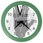 Vulcan Thing Color Wall Clocks Front
