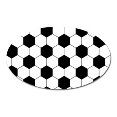 Football Oval Magnet by Valentinaart