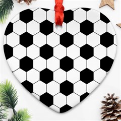 Football Heart Ornament (two Sides) by Valentinaart
