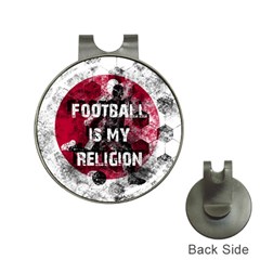 Football Is My Religion Hat Clips With Golf Markers by Valentinaart