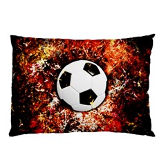 Football  Pillow Case (two Sides) by Valentinaart