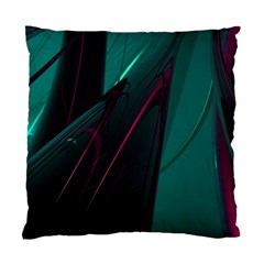 Abstract Green Purple Standard Cushion Case (two Sides) by Sapixe