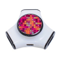 Abstract Background Colorful 3-port Usb Hub by Sapixe