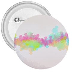 Abstract Color Pattern Colorful 3  Buttons by Sapixe