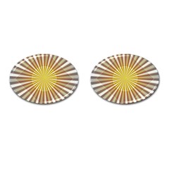 Abstract Art Art Modern Abstract Cufflinks (oval) by Sapixe
