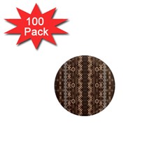 African Style Vector Pattern 1  Mini Magnets (100 Pack)  by Sapixe