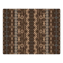 African Style Vector Pattern Double Sided Flano Blanket (large)  by Sapixe