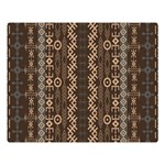 African Style Vector Pattern Double Sided Flano Blanket (Large)  80 x60  Blanket Front