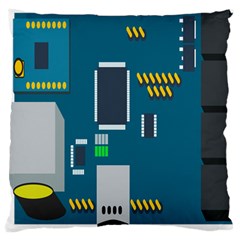 Amphisbaena Two Platform Dtn Node Vector File Standard Flano Cushion Case (one Side) by Sapixe