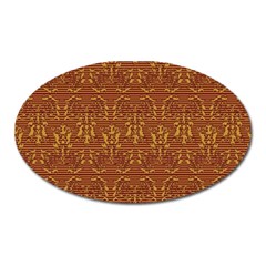 Art Abstract Pattern Oval Magnet by Sapixe