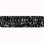 Antique Roman Typographic Pattern Large Bar Mats 32 x8.5  Bar Mat