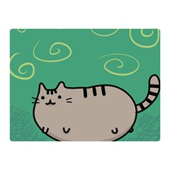 Fat Cat Double Sided Flano Blanket (mini)  by Sapixe