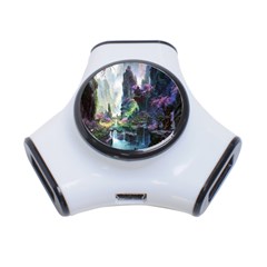 Fantastic World Fantasy Painting 3-port Usb Hub by Sapixe