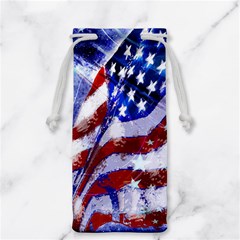 Flag Usa United States Of America Images Independence Day Jewelry Bag by Sapixe