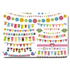 Owl Pattern Large Doormat  by Sapixe