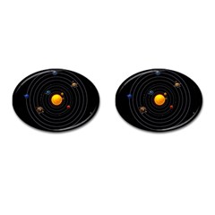 Solar System Cufflinks (oval) by Sapixe