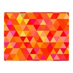 Triangle Tile Mosaic Pattern Double Sided Flano Blanket (Mini)  35 x27  Blanket Front