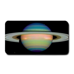 True Color Variety Of The Planet Saturn Medium Bar Mats by Sapixe