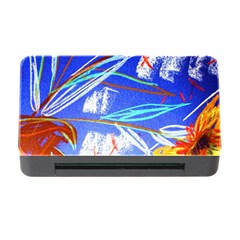 Dscf1385 - Sunflowers In Ceramic Jur Memory Card Reader With Cf by bestdesignintheworld