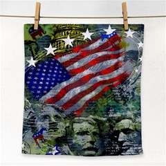 Usa United States Of America Images Independence Day Face Towel by Sapixe