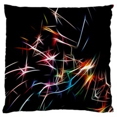 Lights Star Sky Graphic Night Large Flano Cushion Case (one Side) by Sapixe