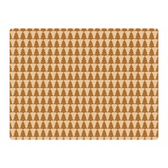 Pattern Gingerbread Brown Double Sided Flano Blanket (mini)  by Sapixe