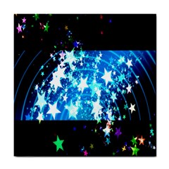 Star Abstract Background Pattern Tile Coasters by Sapixe