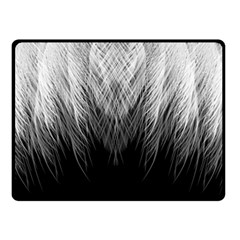 Feather Graphic Design Background Double Sided Fleece Blanket (small)  by Sapixe
