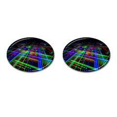 Electronics Board Computer Trace Cufflinks (oval) by Sapixe