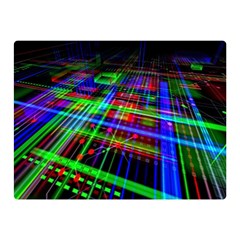 Electronics Board Computer Trace Double Sided Flano Blanket (mini)  by Sapixe