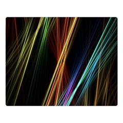 Lines Rays Background Light Double Sided Flano Blanket (large)  by Sapixe