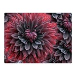 Flower Fractals Pattern Design Creative Double Sided Flano Blanket (Mini)  35 x27  Blanket Back