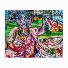Budha Denied The Shine Of The World Small Glasses Cloth (2-side) by bestdesignintheworld