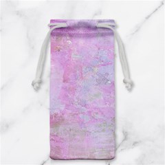 Soft Pink Watercolor Art Jewelry Bag by yoursparklingshop