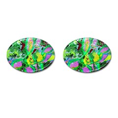 Desert Blooming 1/2 Cufflinks (oval) by bestdesignintheworld