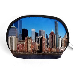 Skyscraper Architecture City Accessory Pouches (medium)  by Simbadda