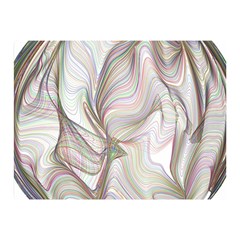 Abstract Geometric Line Art Double Sided Flano Blanket (mini)  by Simbadda