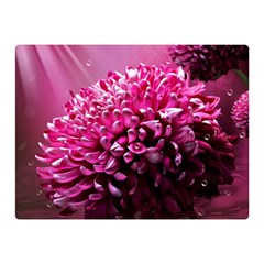 Majestic Flowers Double Sided Flano Blanket (mini)  by LoolyElzayat