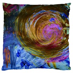 June Gloom 2 Large Flano Cushion Case (one Side) by bestdesignintheworld