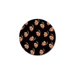 Crying Kim Kardashian Golf Ball Marker by Valentinaart