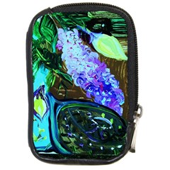 Lilac And Lillies 1 Compact Camera Cases by bestdesignintheworld