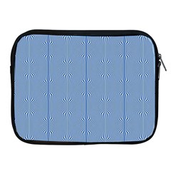 Mod Twist Stripes Blue And White Apple Ipad 2/3/4 Zipper Cases by BrightVibesDesign